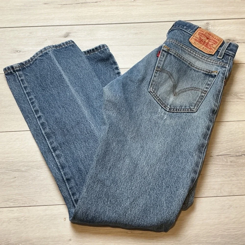 Levi's 517 Bootcut Jeans Mens 32x34 Blue PreLoved